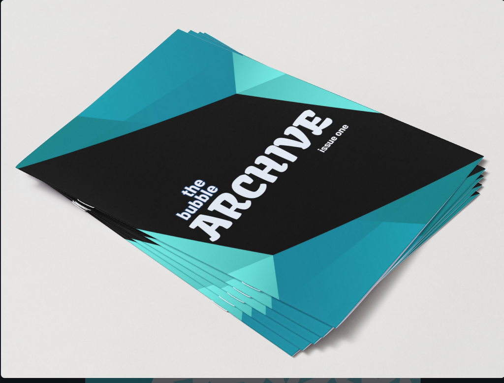Stack of The Aqua Bubble – Season of Mirrors digital ritual zine for women 40+